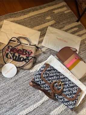 : see by Chloe brand new authentic with tags - all 3